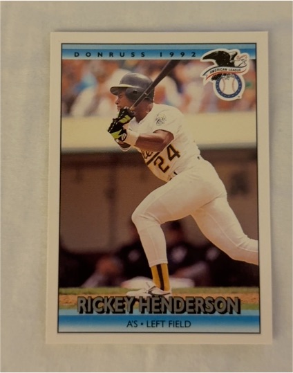 1992 Donruss #30 Rickey Henderson — front