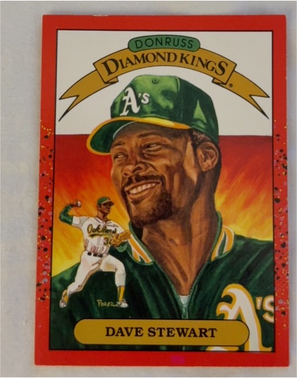1990 Donruss #6 Dave Stewart Diamond Kings — front