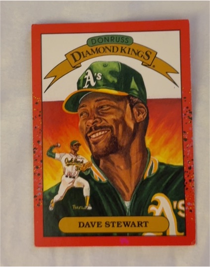 1989 Donruss Diamond Kings #6 Dave Stewart — front