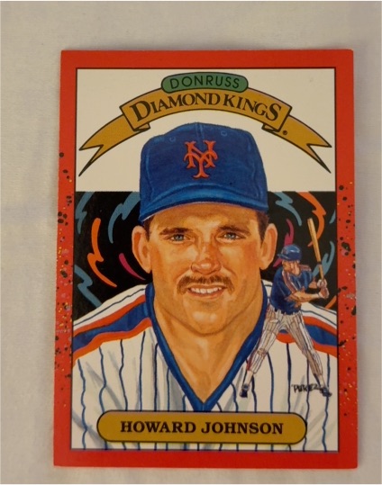 1990 Donruss Diamond Kings #18 Howard Johnson — front
