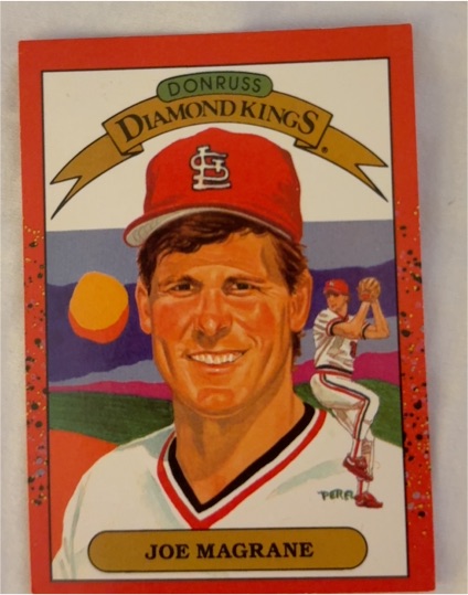1990 Donruss Diamond Kings #13 Joe Magrane — front