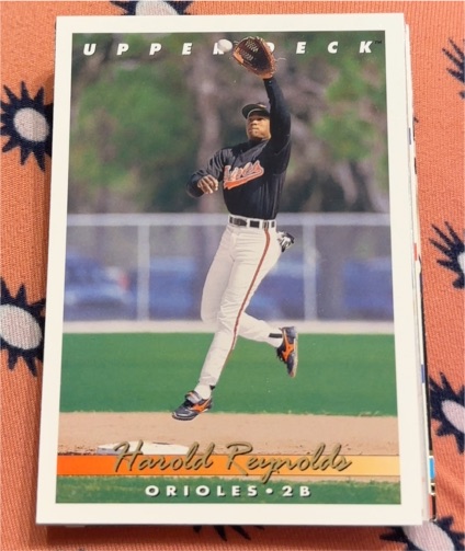1993 Upper Deck #803 Harold Reynolds — front