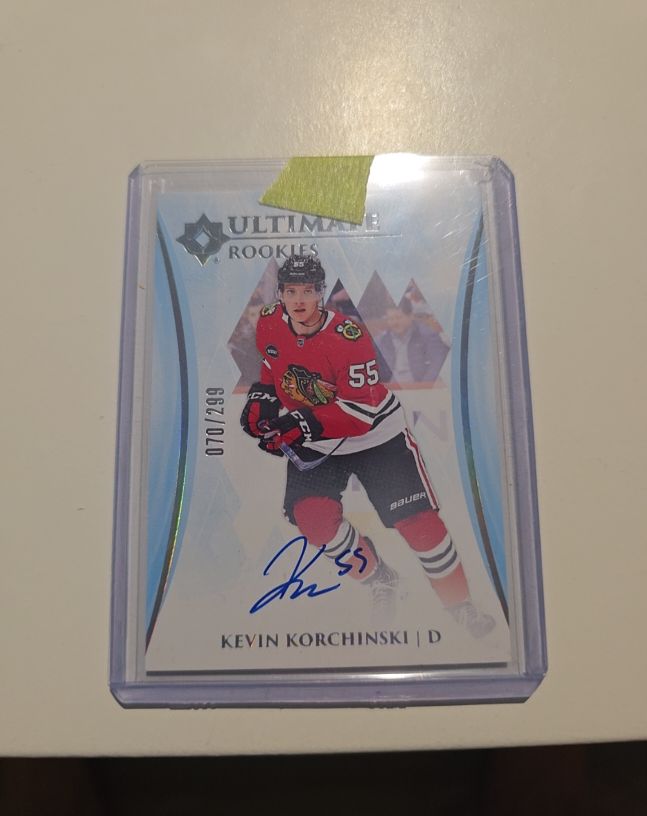 2023-24 Upper Deck Ultimate Collection Ultimate Rookies #070 Kevin Korchinski — front