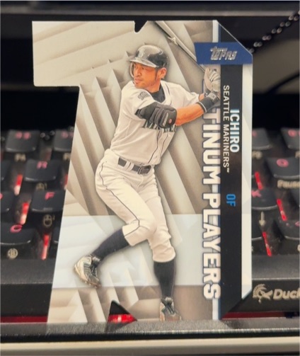 2021 Topps Series 1 Platinum Players Die-Cut #PDC-15 Ichiro Suzuki — front