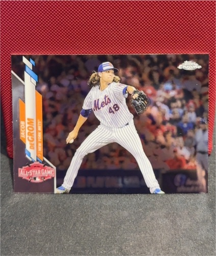 2020 Topps Chrome Update #U-81 Jacob deGrom — front