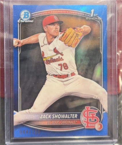 2025 Bowman Chrome Prospects #BCP-74 Zack Showalter — front