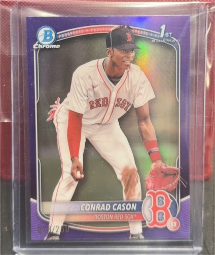 2025 Bowman Chrome #BCP-130 Conrad Cason — front