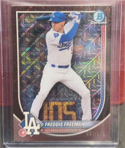 2025 Bowman Chrome #5 Freddie Freeman — front