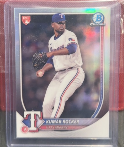 2025 Bowman Chrome #80 Kumar Rocker — front
