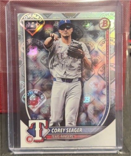 2025 Bowman #38 Corey Seager — front