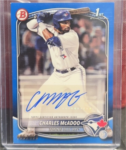 2025 Bowman Paper #BPA-CM Charles McAdoo — front