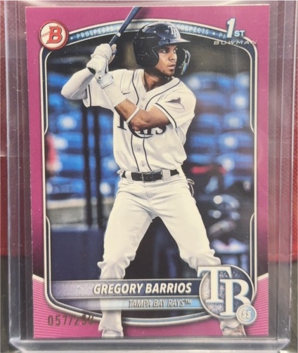 2025 Bowman #BP-7 Gregory Barrios — front
