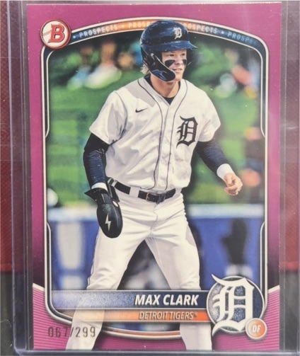 2025 Bowman #BP-24 Max Clark — front