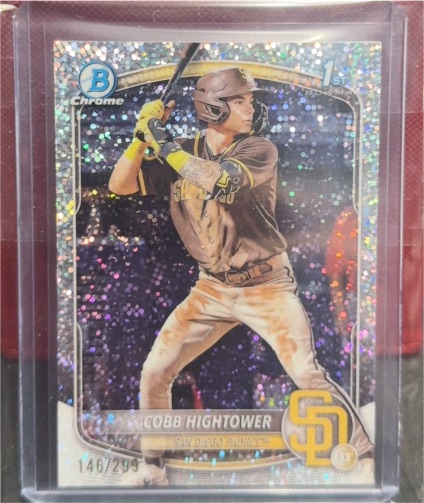 2025 Bowman Chrome Prospects #BCP-104 Cobb Hightower — front