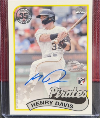 2024 Topps 1989 35th Anniversary #89BA-HD Henry Davis — front