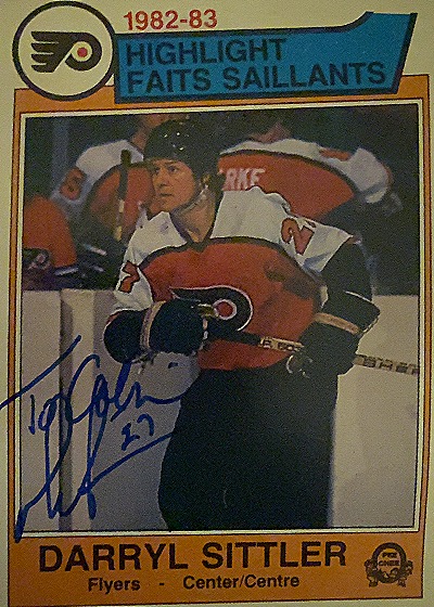 1982-83 O-Pee-Chee #Highlight Darryl Sittler — front
