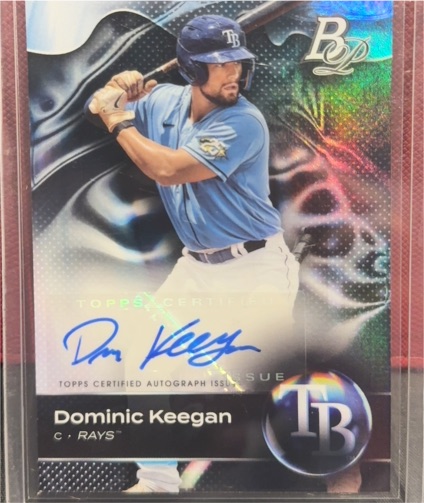 2023 Bowman Platinum #TOP-63 Dominic Keegan — front