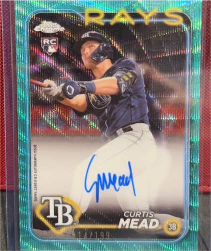 2024 Topps Chrome #RA-CME Curtis Mead — front