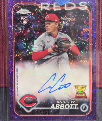 2024 Topps Chrome #RA-AA Andrew Abbott — front