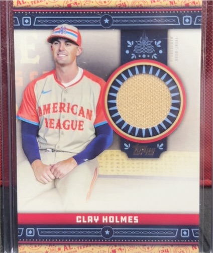 2024 Topps Update #ASR-CH Clay Holmes All-Star Stitches Relics — front
