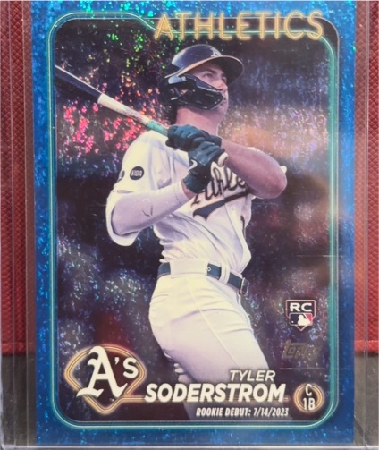 2024 Topps Update #US116 Tyler Soderstrom Rookie Debut — front