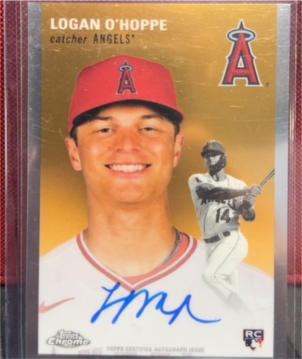 2023 Topps Chrome Platinum Anniversary #158 Logan O'Hoppe — front