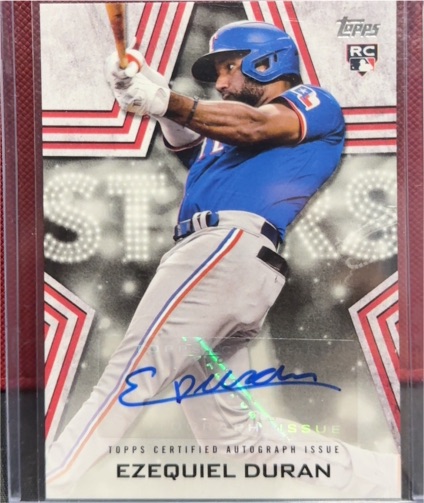 2023 Topps Series 2 Baseball Stars Autographs #BSA-ED Ezequiel Duran — front