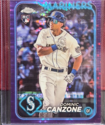 2024 Topps Chrome #133 Dominic Canzone — front