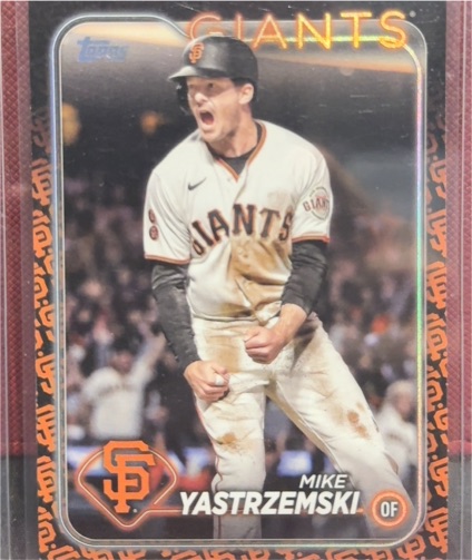 2024 Topps #124 Mike Yastrzemski — front