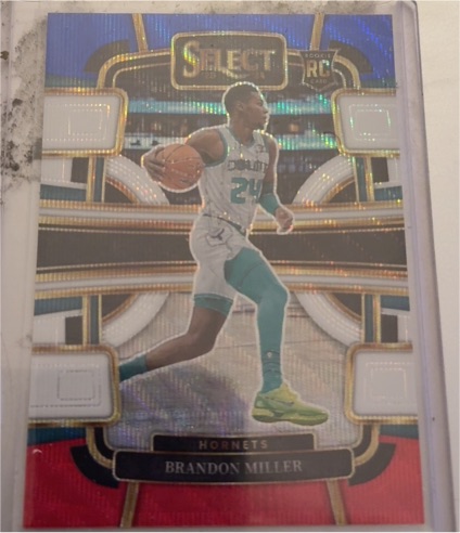 2023-24 Panini Select #80 Brandon Miller — front