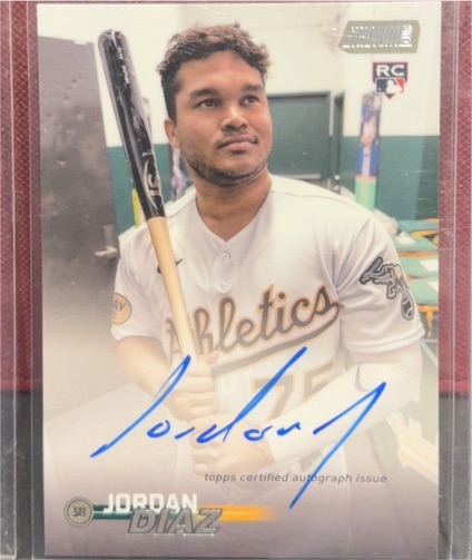 2023 Topps Stadium Club Autographs #SCBA-JDZ Jordan Diaz — front