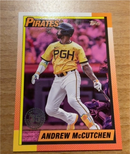 2025 Topps Series 1 #T90-98 Andrew McCutchen — front