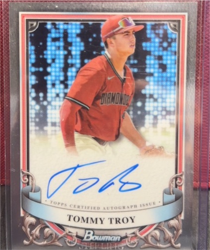 2024 Bowman Sterling #PA-TT Tommy Troy — front