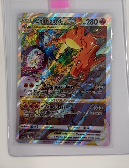 2022 Pokémon Black Star Promo #212 Charizard VSTAR — front