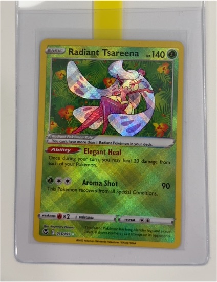 2022 Pokémon TCG Silver Tempest #016 Radiant Tsareena — front
