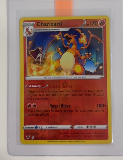 2020 Pokémon Vivid Voltage #025 Charizard — front