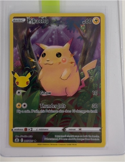 2021 Pokémon Celebrations #005 Pikachu — front