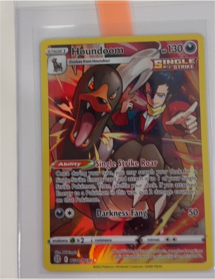 2022 Pokémon TCG Brilliant Stars #TG10/TG30 Houndoom Trainer Gallery — front