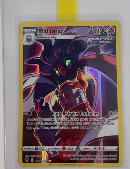 2022 Pokémon Sword & Shield Silver Tempest #TG06/TG30 Malamar — front