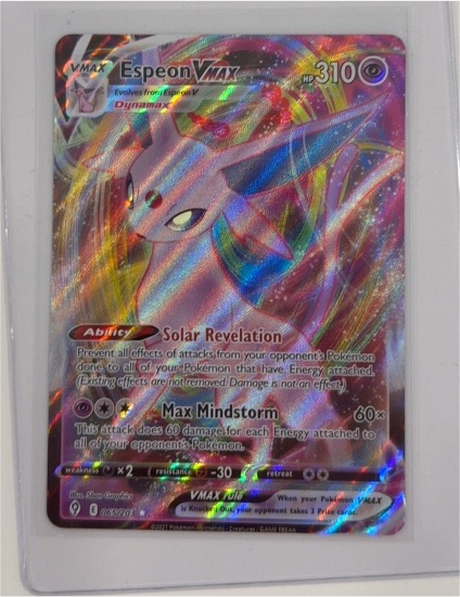 2021 Pokémon SWSH Evolving Skies #65 Espeon VMAX — front