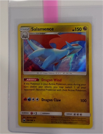 2018 Pokémon TCG Celestial Storm #106 Salamence — front