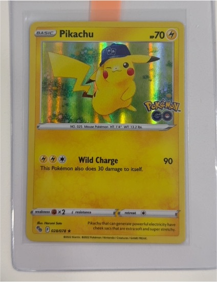 2022 Pokémon TCG #028 Pikachu Pokémon GO — front