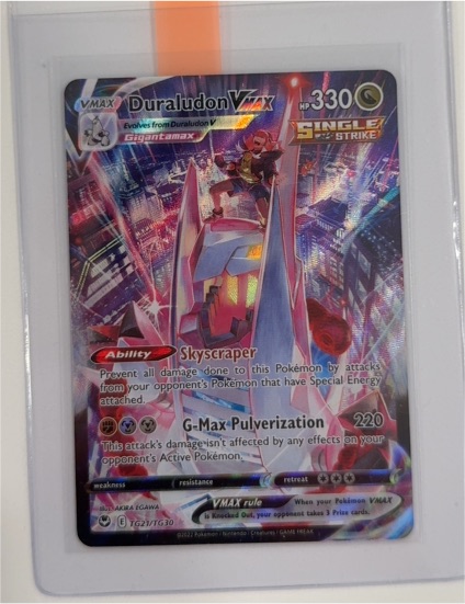 Pokémon Duraludon VMAX TG21/TG30 Silver Tempest Trainer Gallery — front