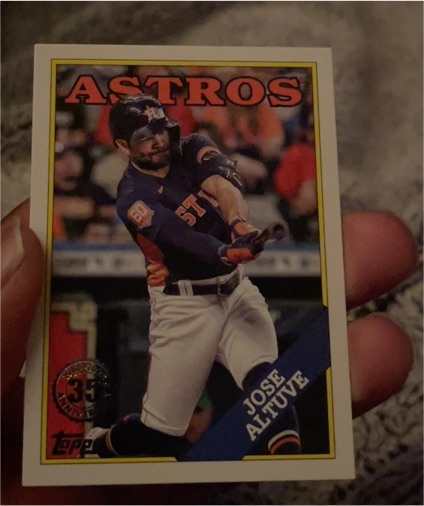 2023 Topps Series 1 1988 Topps 35th Anniversary #T88-76 Jose Altuve — front