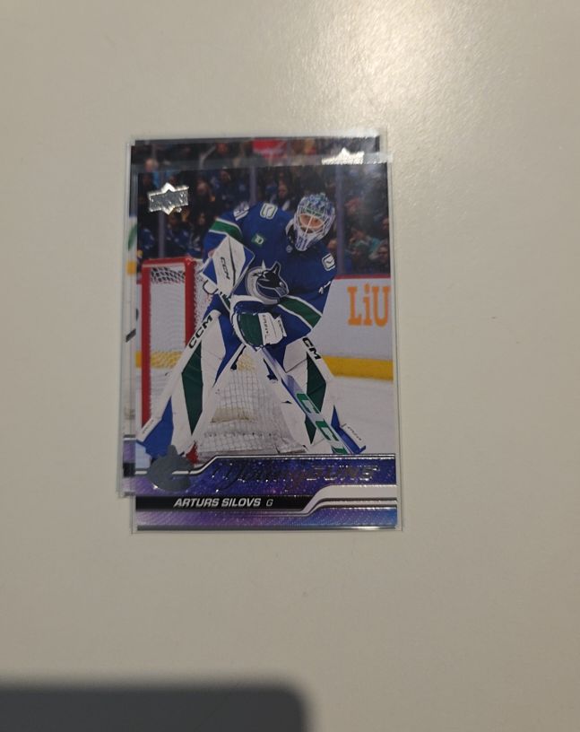 2023-24 Upper Deck Series 2 #485 Arturs Silovs — front