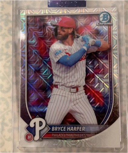 2025 Bowman Chrome #3 Bryce Harper — front