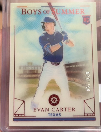 2024 Panini Boys of Summer #16 Evan Carter — front
