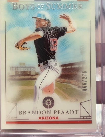 2024 Panini Boys of Summer Brandon Pfaadt #066/275 — front