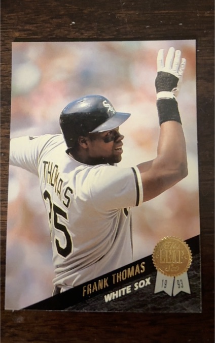 1993 Leaf #195 Frank Thomas — front