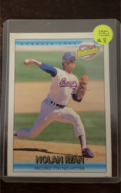 1992 Donruss Highlights #154 Nolan Ryan — front